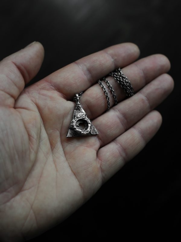 Raw silver necklace ver. 2 - image 1