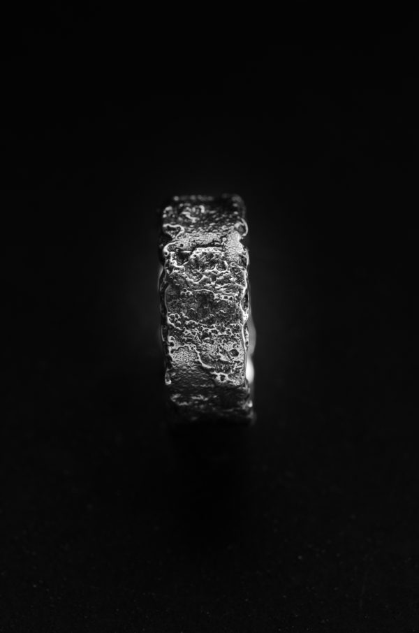 Modern silver ring - Archeo ver. 14, image 3