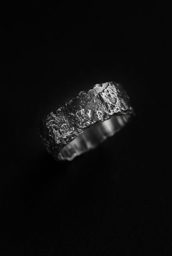 Modern silver ring - Archeo ver. 14, image 2