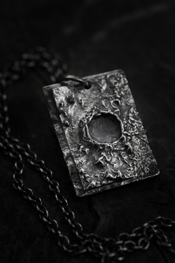 Moon surface necklace - image 1.